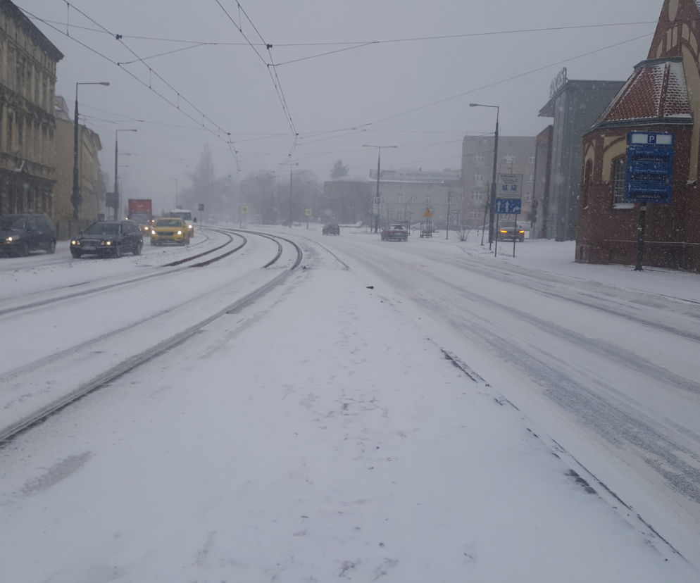 Fatalne warunki na drogach w Bydgoszczy
