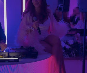 Edyta Górniak tańczyła w szlafroku i kapciach