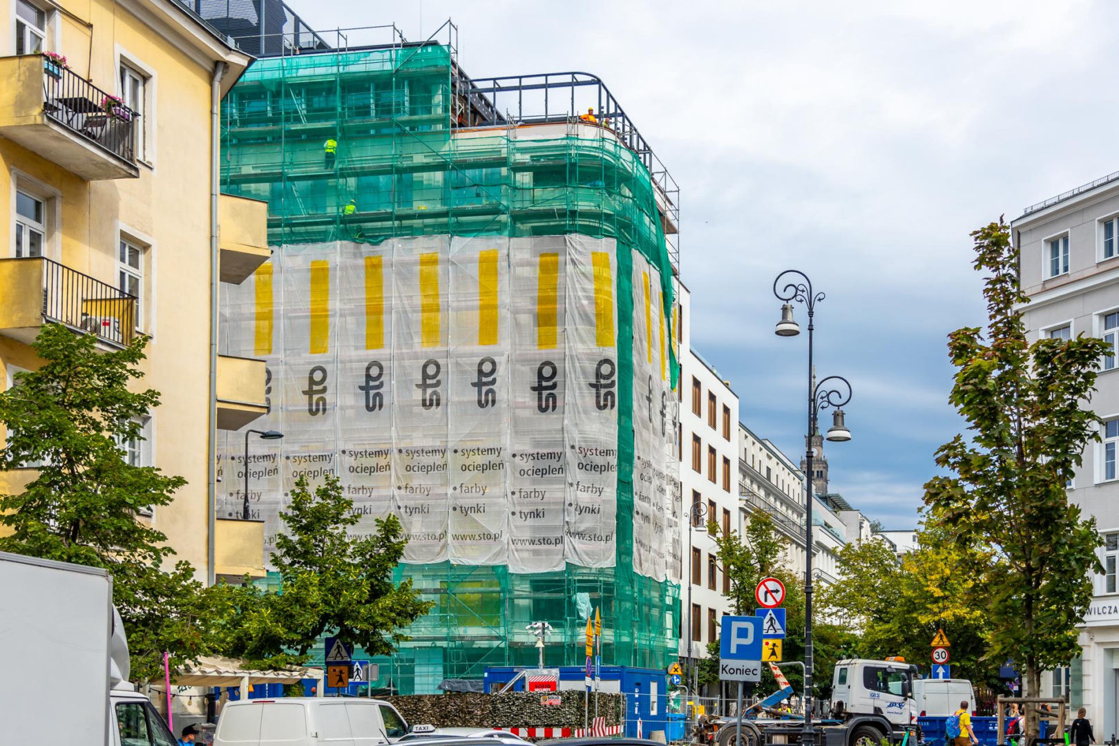 Budowa hotelu Canopy by Hilton Warsaw przy ul. Wilczej 50/52 w Warszawie