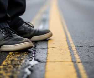 Pijany kierowca w Bieszczadach. Wiózł ze sobą kogoś bardzo ważnego