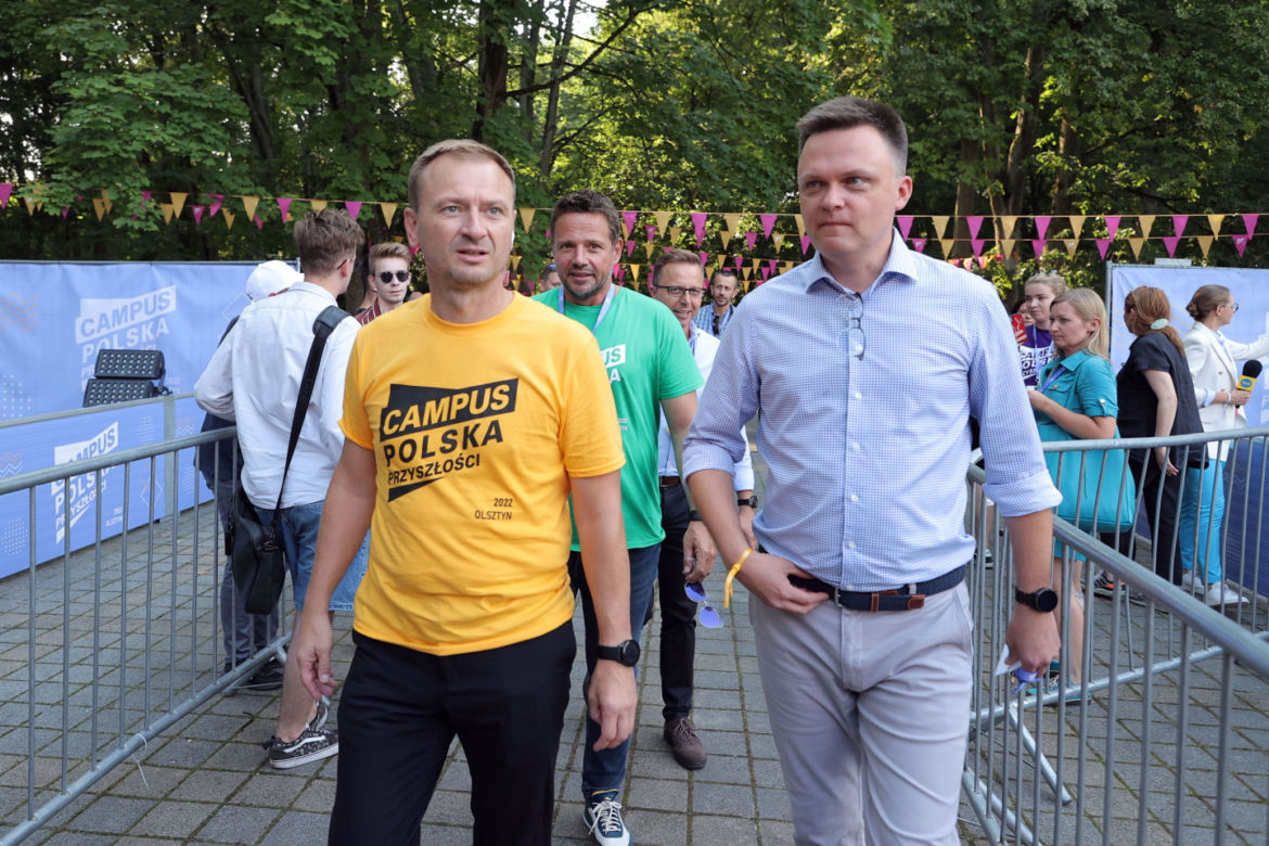 Campus Polska 2022. Sławomir Nitras, Szymon Hołownia