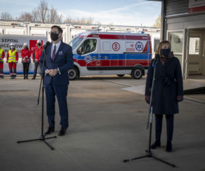 PKN ORLEN buduje szpital tymczasowy w Płocku. Będzie gotowy do końca miesiąca