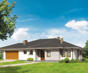 Dom idealnie połączony z ogrodem, czyli projekty domów parterowych typu bungalow 