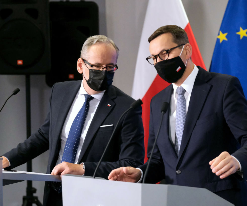 Konferencja premiera i ministra zdrowia