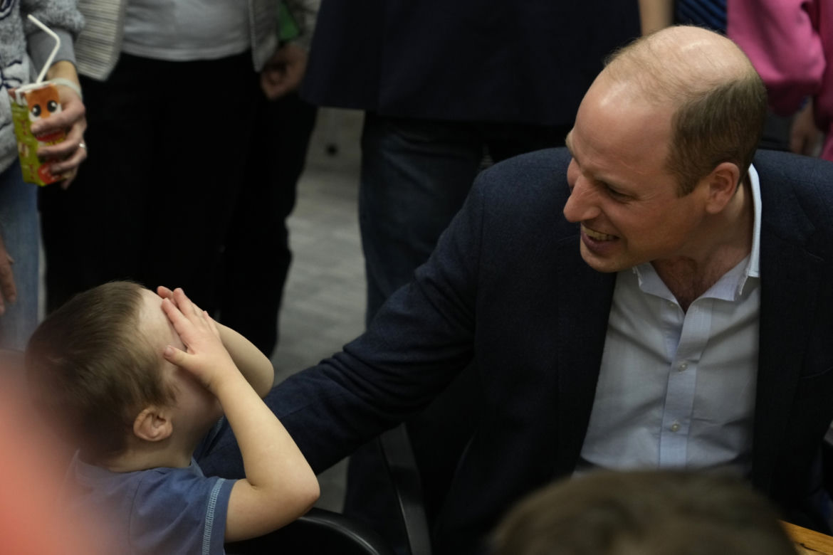 Książe William odwiedził uchodźców z Ukrainy