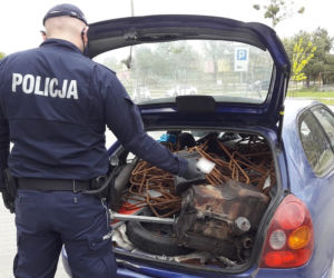 Kradł stal zbrojeniową. Wpadł podczas kontroli drogówki