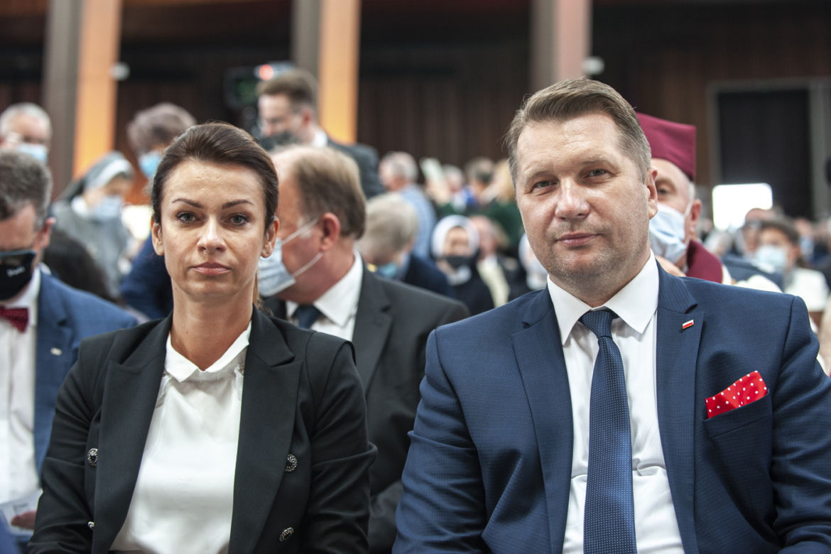 Przemysław Czarnek z żoną