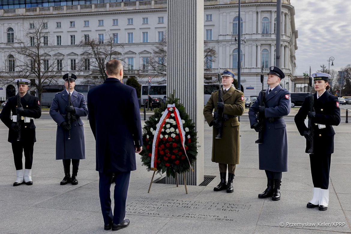 Prezydent RP upamiętnił 21. rocznicę śmierci św. Jana Pawła II