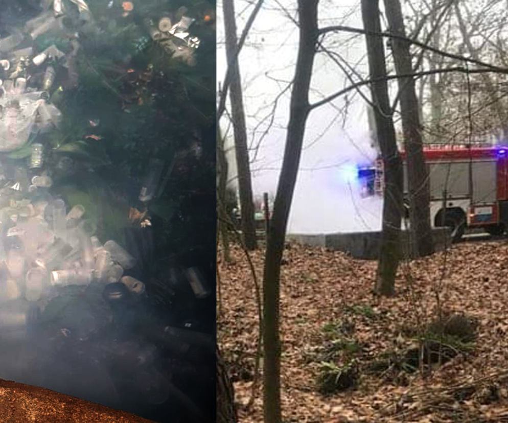 Na cmentarzu działa spalarnia śmieci. Pracownicy palą toksyczne odpady