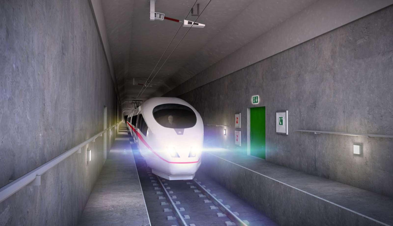 Plac budowy tunelu Fehmarnbelt - wizualizacje