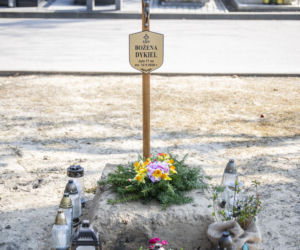 Tak wygląda grób Bożeny Dykiel