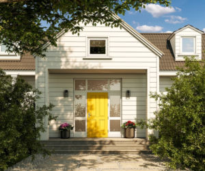 Koniec z nudą na osiedlu! Odkryj kolorowe drzwi wejściowe i spraw, by Twój dom zachwycał