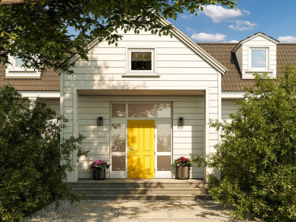 Koniec z nudą na osiedlu! Odkryj kolorowe drzwi wejściowe i spraw, by Twój dom zachwycał