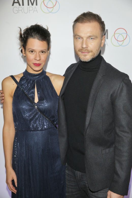 Krystian Wieczorek i jego żona Maria Szafirska