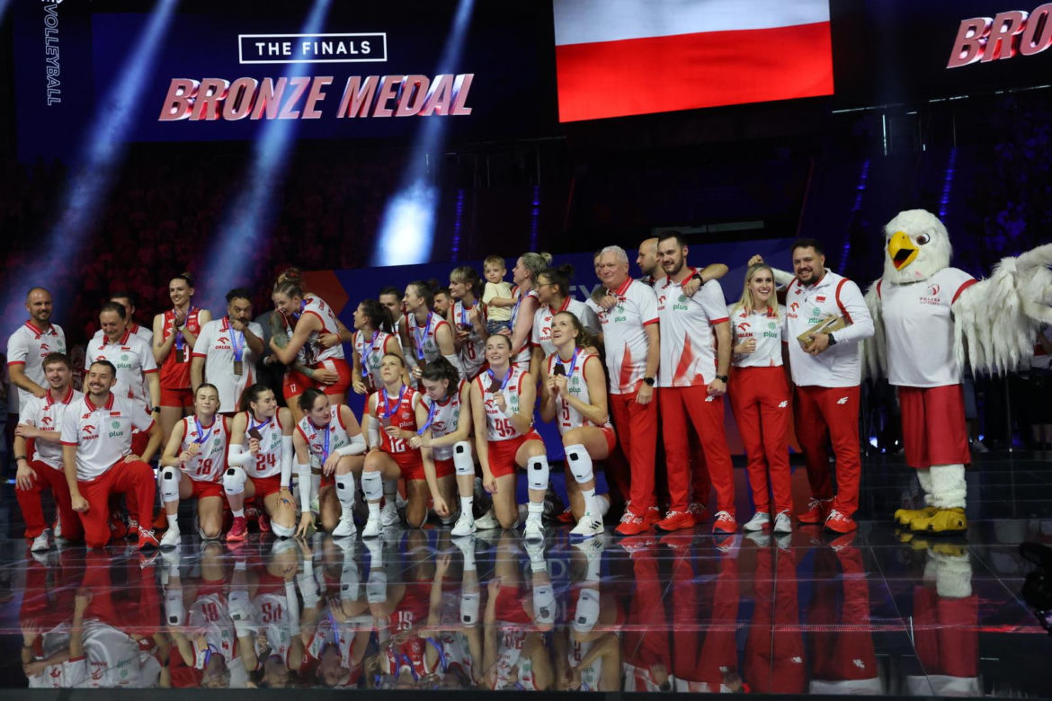 Polskie siatkarki znów na podium! Trzeci brąz Ligi Narodów z rzędu 