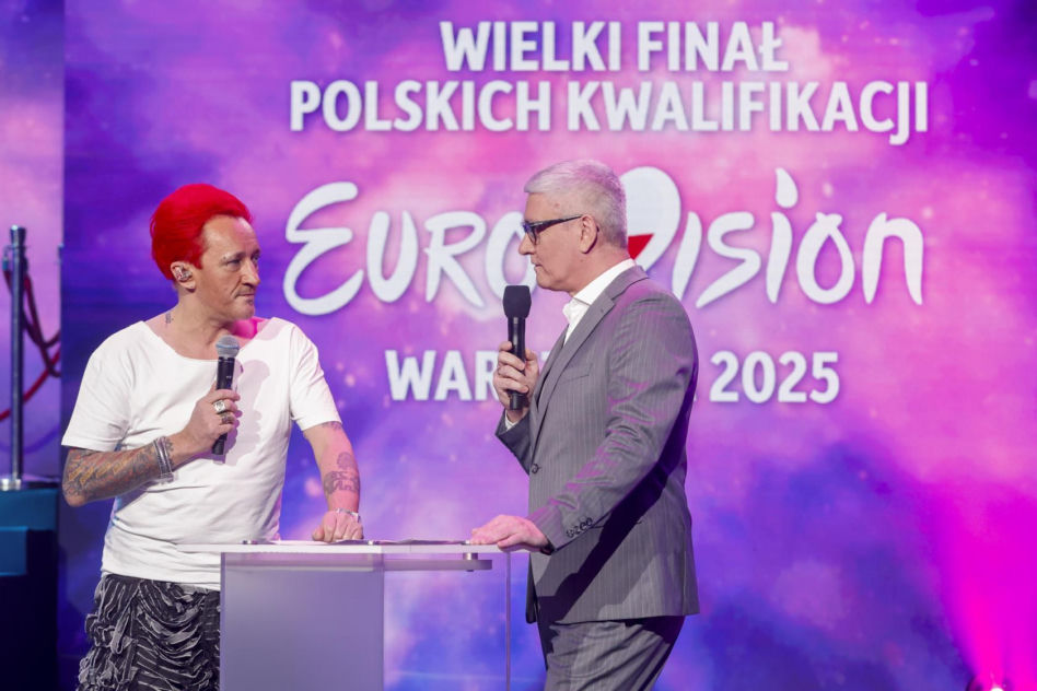 Michał Wiśniewski zaskoczył na eliminacjach Eurowizji 2025. Wyszedł na scenę i zaśpiewał hit
