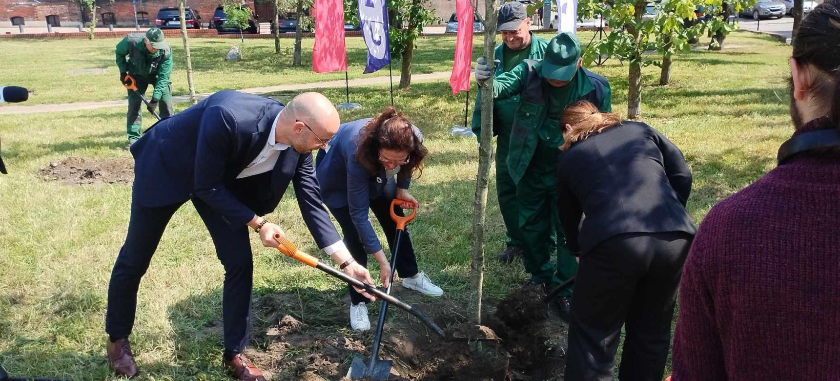 Obietnica frekwencyjna dotrzymana! Prezydentki Gdańska i Gdyni zasadziły drzewo