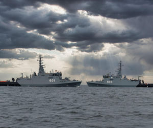 „Jaskółka” wychodzi na Bałtyk. Próby morskie niszczyciela min