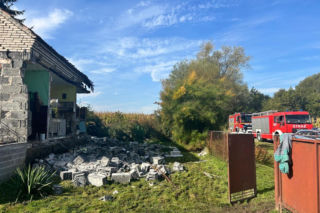 Wybuch gazu w pow. pińczowskim. W akcji śmigłowiec LPR
