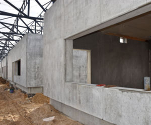 Budowa stadionu w Szczecinie - luty 2020