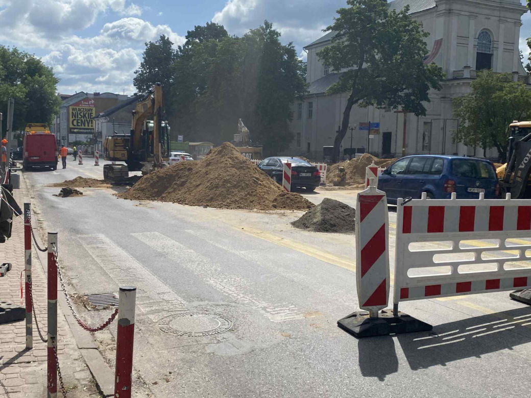 Kolejne utrudnienia na skrzyżowaniu ulic Floriańskiej i Piłsudskiego. Wiemy jak długo potrwają