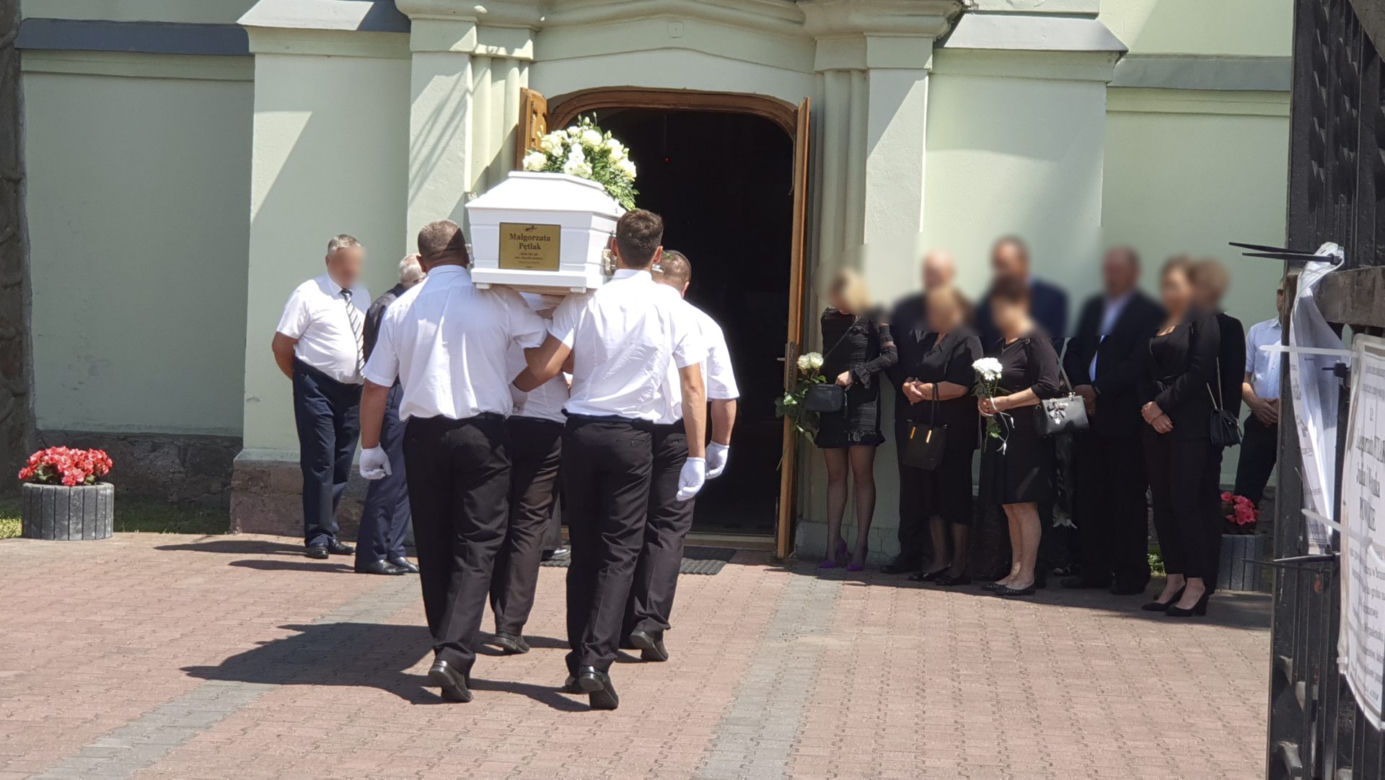 Pogrzeb ofiar wypadku w Elżbietowie