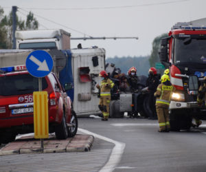 Potworny wypadek ciężarówek pod Górą Kalwarią! 
