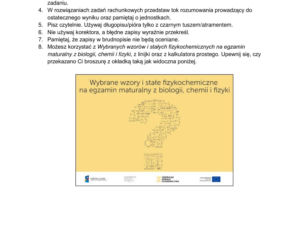 Matura 2026 Chemia FORMUŁA 2015: Arkusz CKE