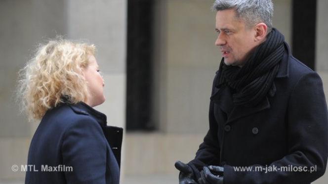M jak miłość odc. 1051. Wiktor Żak (Piotr Grabowski), Marta (Dominika Ostałowska)