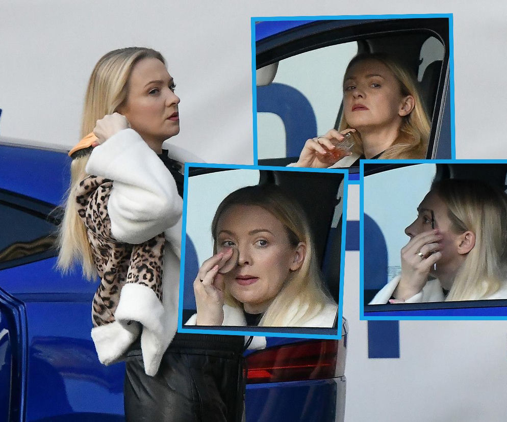 Basia Kurdej-Szatan w aucie robi się na bóstwo