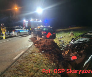 Odechów. Jedna osoba nie żyje, rodzina z dzieckiem w szpitalu. Sprawca wypadku zaatakował kobietę?! [WIDEO, ZDJĘCIA]