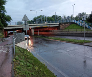 Gwałtowna ulewa nad Radomiem