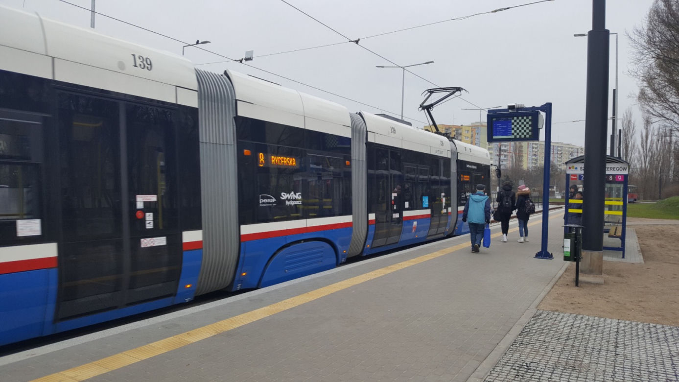Tramwaje wróciły na ul. Wojska Polskiego w Bydgoszczy