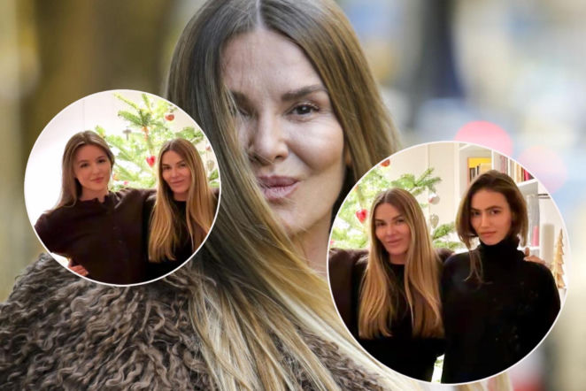 Hanna Lis zapozowała z córkami. Wszystkie trzy wyglądały jak modelki! Tylko spójrzcie