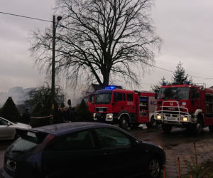 Pożar domu przy ulicy Zielonej. 