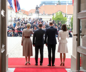 Kate i William w Warszawie