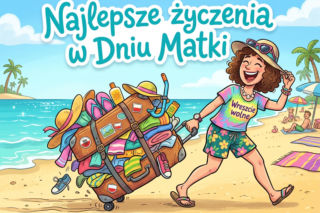 Śmieszna kartka na Dzień Matki