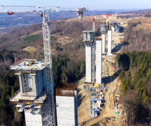 To tutaj rośnie najwyższa estakada w Polsce