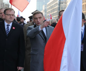Robert Bąkiewicz na Marszu Niepodległości