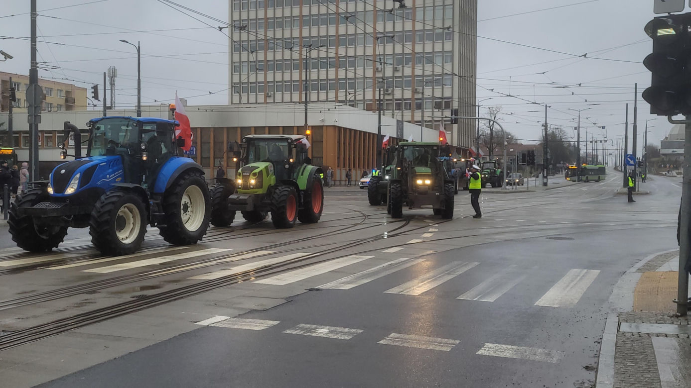 Protest rolników w Olsztynie, 20 lutego 