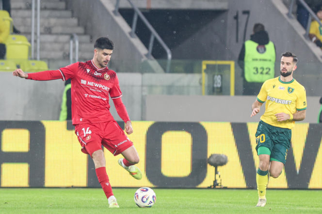 GKS Katowice - Widzew Łódź, zdjęcia kibiców z meczu 20. kolejki PKO BP Ekstraklasy