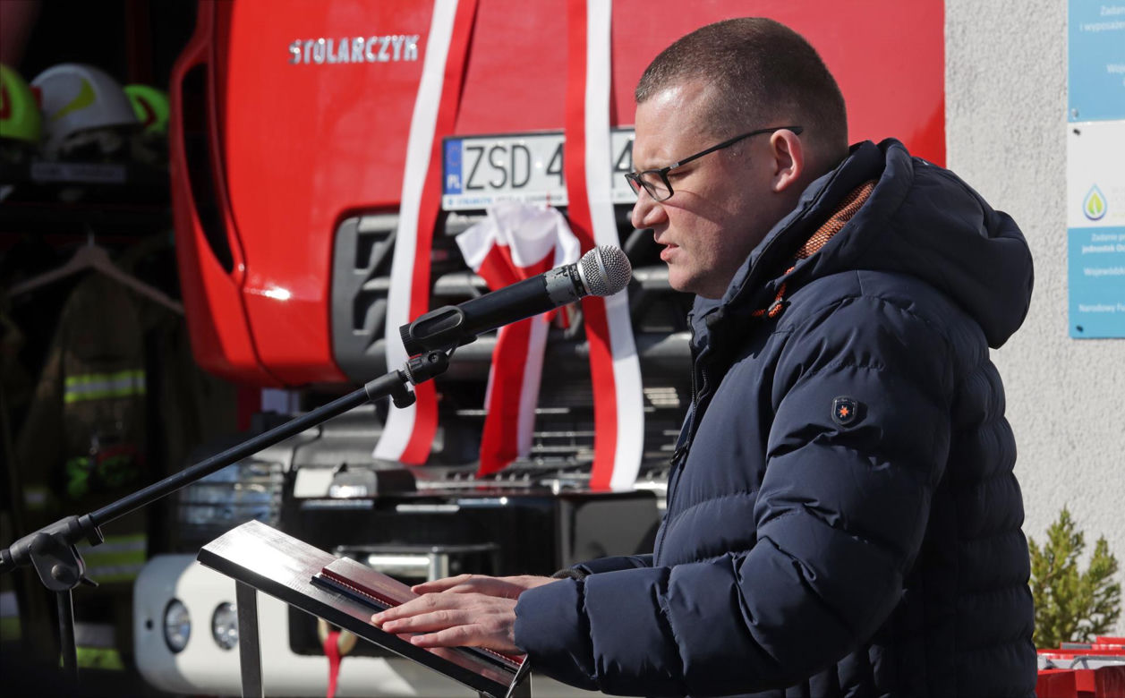 Nowy wóz strażacki w Zajączkówku 
