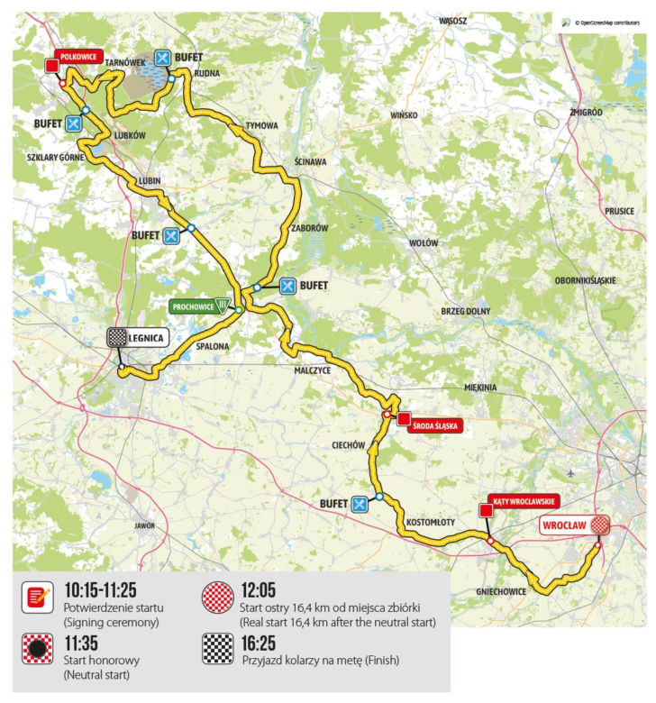Tour de Pologne: Trasa VII etapu