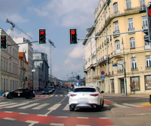 Grażyna Torbicka pruje na czerwonym