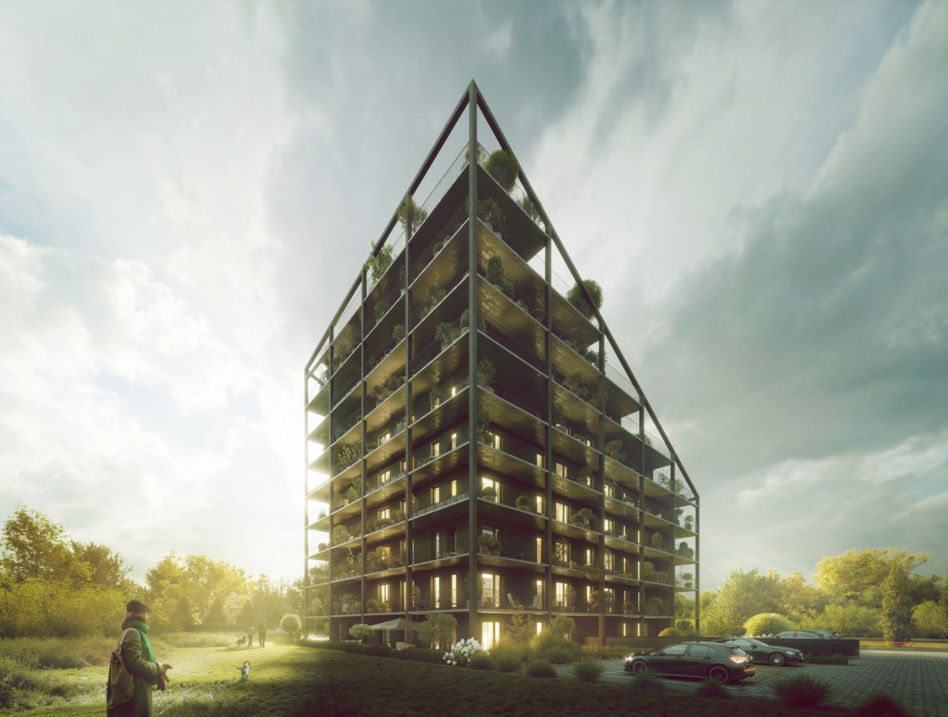 Apartametowiec Żorro projektu Franta Group