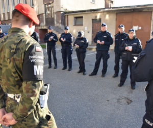 Patrol policji i wojska w Elblągu 5