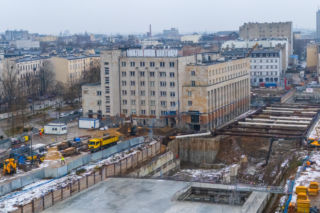 Łódzki Dom Kultury - wciąż jest częścią placu budowy