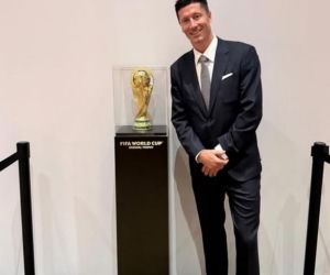 Robert Lewandowski na finale mundialu