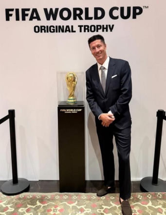 Robert Lewandowski na finale mundialu