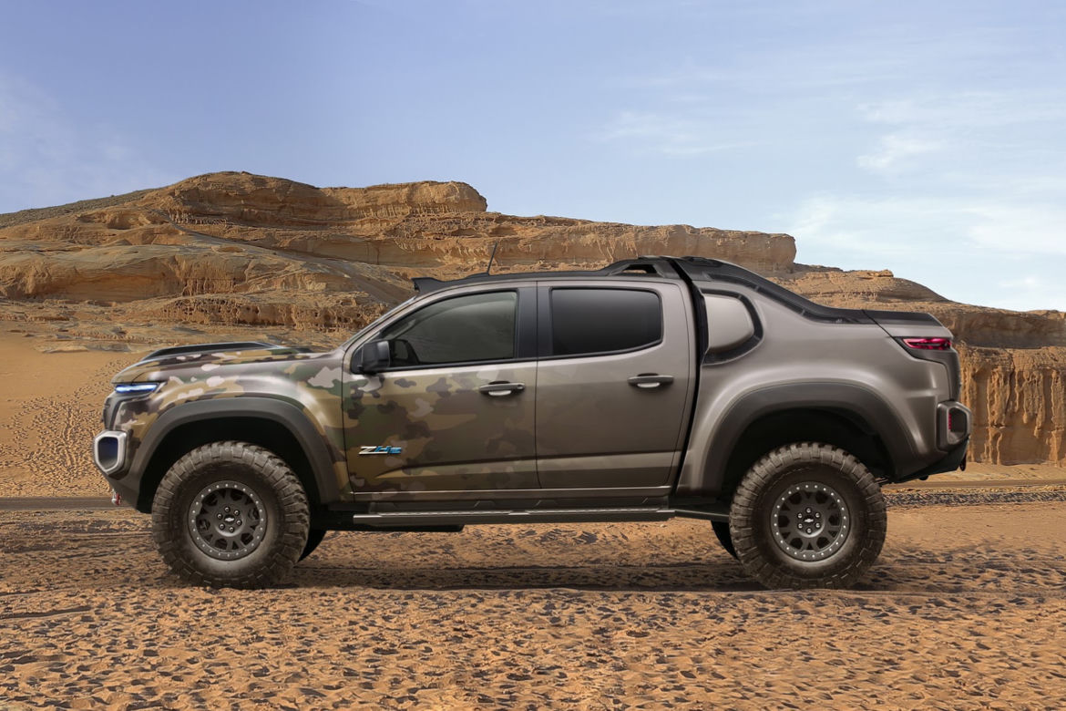 Armia amerykańska przerzuca się na wodór - Chevrolet Colorado ZH2 